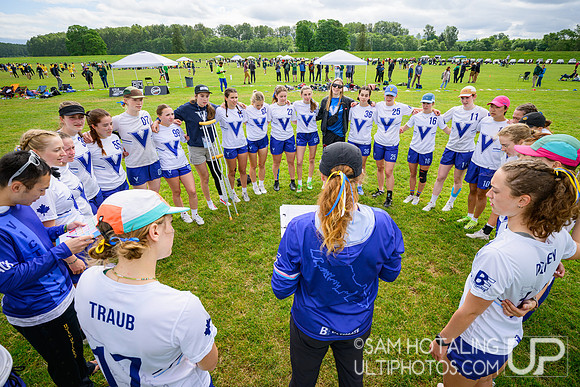 Pool play at USAU D-I College Championships