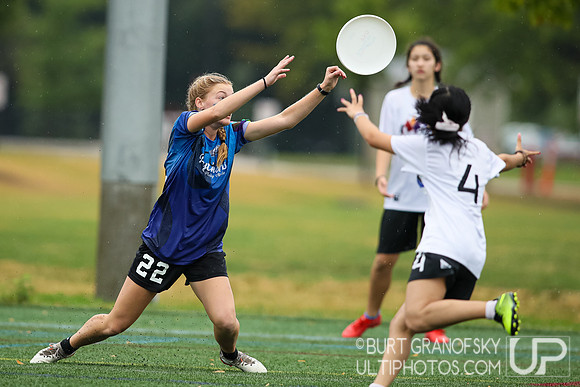 USA Ultimate YCC 2022 -- U17 Girls Sat Action