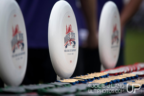 Men's Masters medal ceremony - WUGC 2016