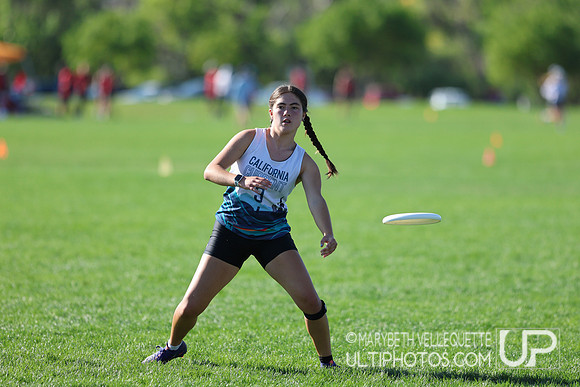 Sunday action at the USA Ultimate Youth Club Championships in th
