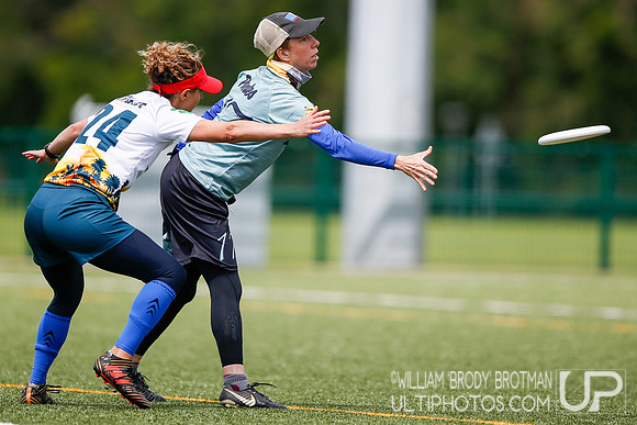 Day 2 of World Masters Ultimate Club Championships.