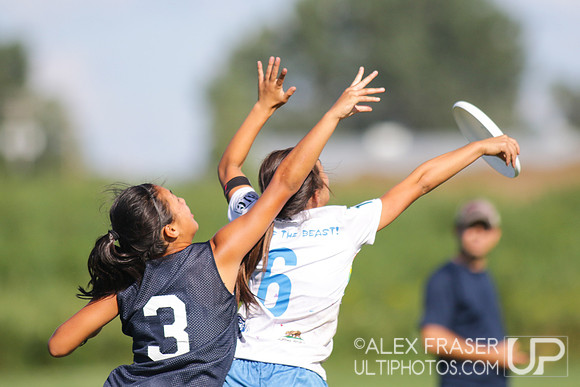 U16 Girls - Saturday - 2016 USAU Youth Club Championships