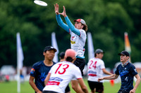 CUSB Open vs Mephisto in pool play at World Ultimate Club Championships