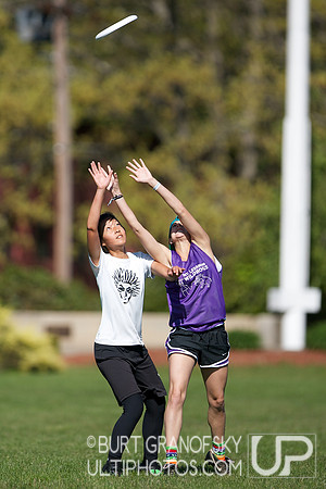 Girls Division, Saturday -- 2012 USAU HS Northeasterns