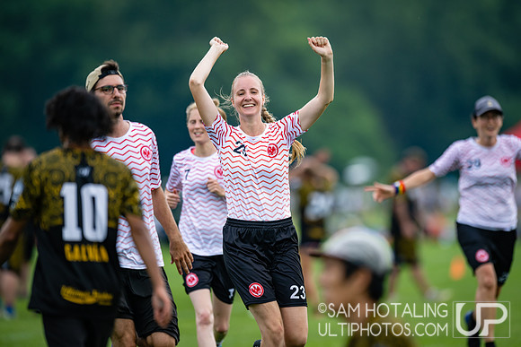 Charrúa vs Eintracht Frankfurt in pool play at World Ultimate Club Championships