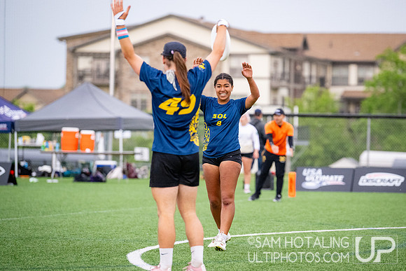 Pool play at USAU D1 College Championships