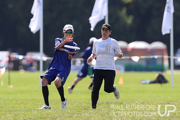 Fury and Swampybarg at the 2022 World Ultimate Club Championships