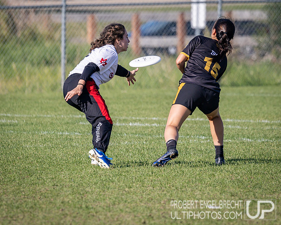 Edmonton, AB: Canadian Ultimate Seniors Championships 2025. Saturday, Aug. 16