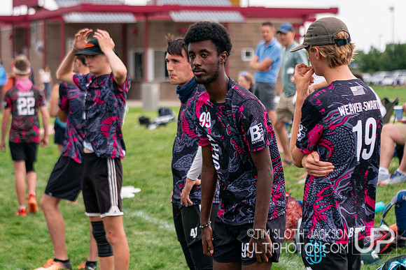 Bracket  play at 2024 USAU Youth Club Championship