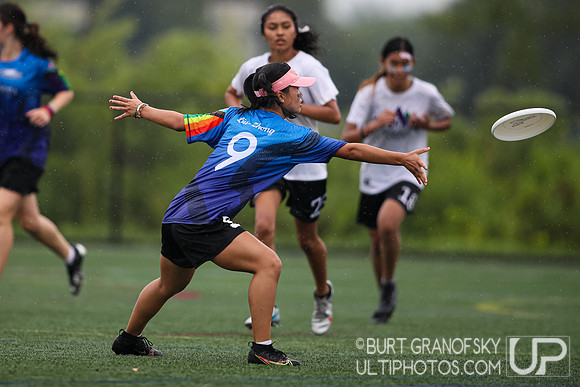 USA Ultimate YCC 2022 -- U17 Girls Sat Action