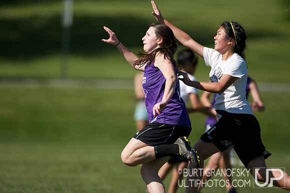 Girls Division, Saturday -- 2012 USAU HS Northeasterns