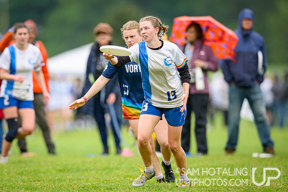 Round III pool play at USAU D-III College Championships