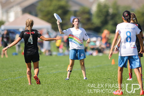 U16 Girls - Saturday - 2016 USAU Youth Club Championships