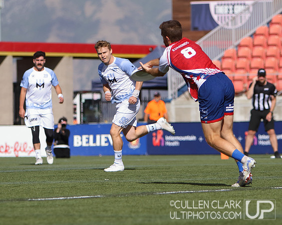 Minnesota Wind Chill vs. DC Breeze UFA Championship Weekend semifinal game at Zions Bank Stadium. Friday, August 23, 2024