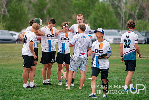 Bracket  play at 2024 USAU Youth Club Championship