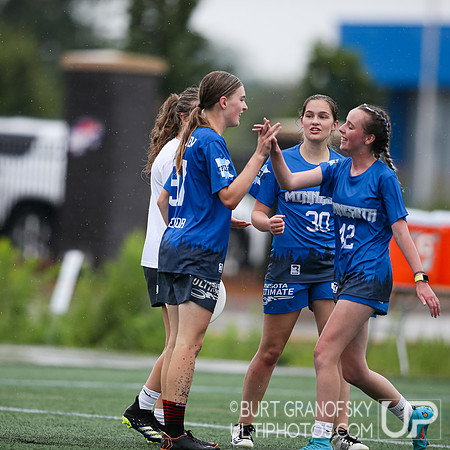 USA Ultimate YCC 2022 -- U17 Girls Sat Action