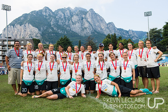 Fury Team Photo (Women's Silver Medalists) - WUCC Saturday Award