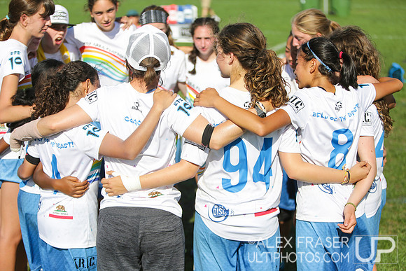 U16 Girls - Saturday - 2016 USAU Youth Club Championships