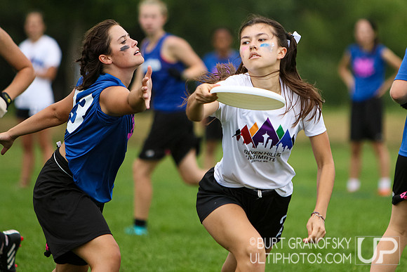 USA Ultimate YCC 2022 -- U20 Girls Sat Action