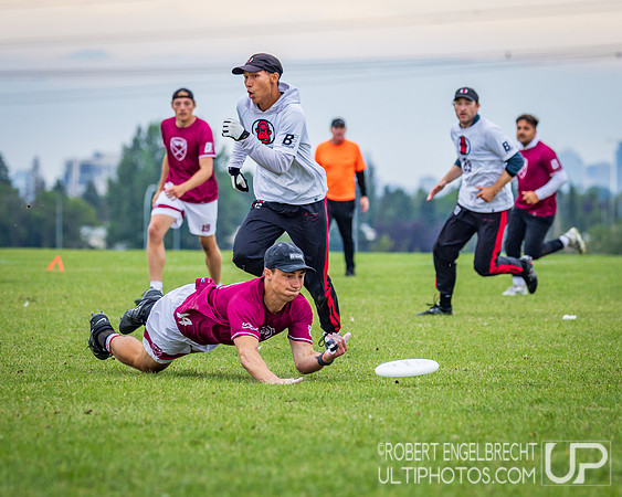 Edmonton, AB: Canadian Ultimate Seniors Championships 2025. Saturday, Aug. 16