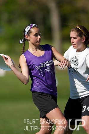 Girls Division, Saturday -- 2012 USAU HS Northeasterns