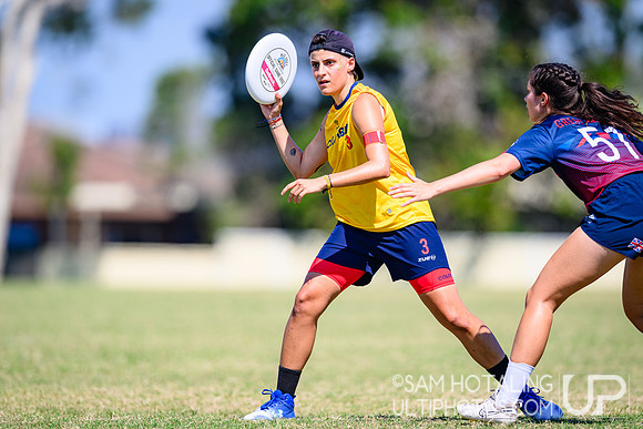 Women’s pool play during World Ultimate Championships at Runaway Bay Sports Precinct