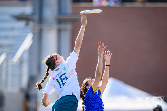 Fury vs Scandal in women’s finals during Club Championships at Canyon Crest Academy