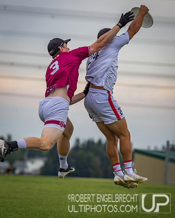 Edmonton, AB: Canadian Ultimate Seniors Championships 2025. Saturday, Aug. 16