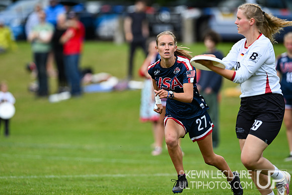 USA vs Germany U20 Women's - WJUC Monday Round 3