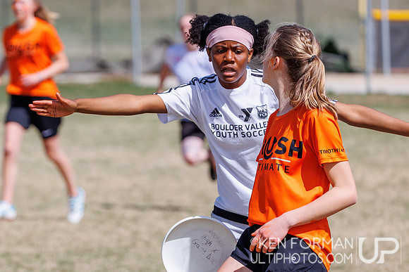 Action from "The Alana" Ultimate Tournament.