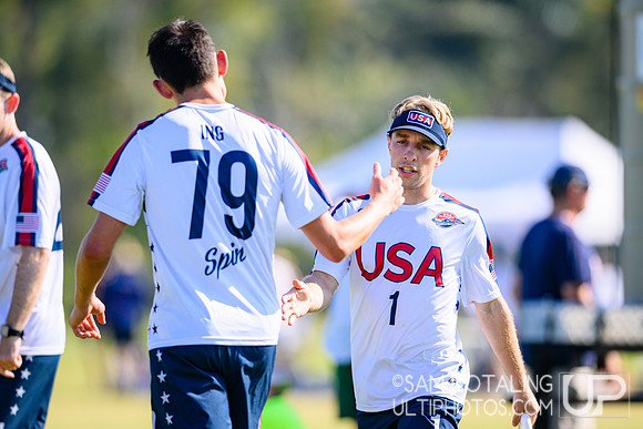 Pool play during World Ultimate Championships at Runaway Bay Precinct