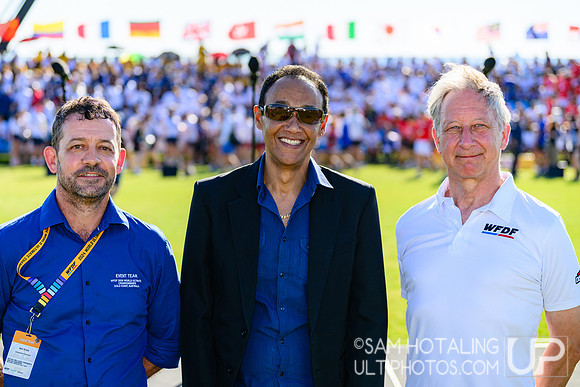 Opening ceremony during World Ultimate Championships at Runaway Bay Precinct