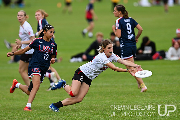 USA vs Canada U20 Women's - WJUC Wednesday Round 2