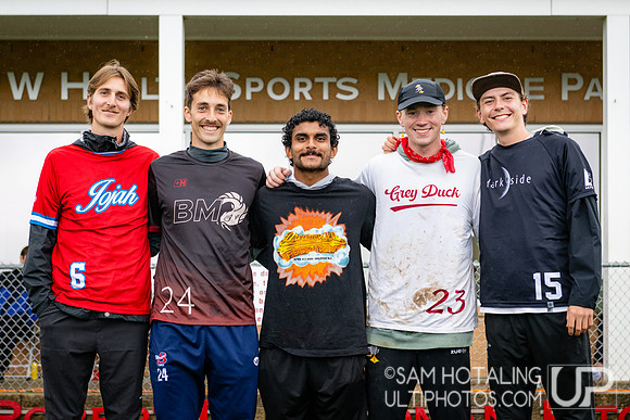 Men’s division Callahan Award nominees at USAU D1 College Championships