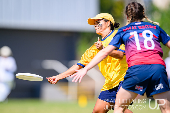 Women’s pool play during World Ultimate Championships at Runaway Bay Sports Precinct
