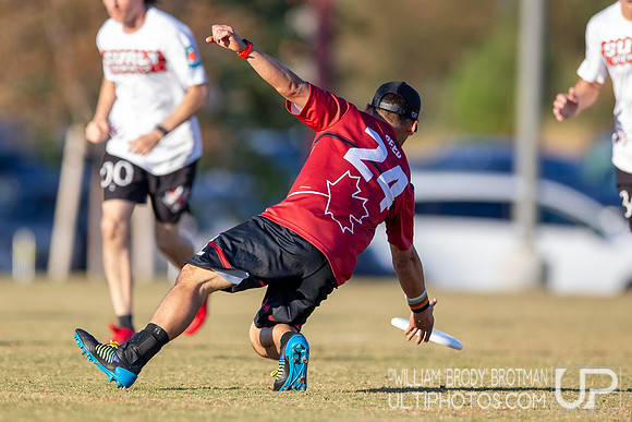 Day 2 of the WFDF 2024 World Masters Ultimate Championships
