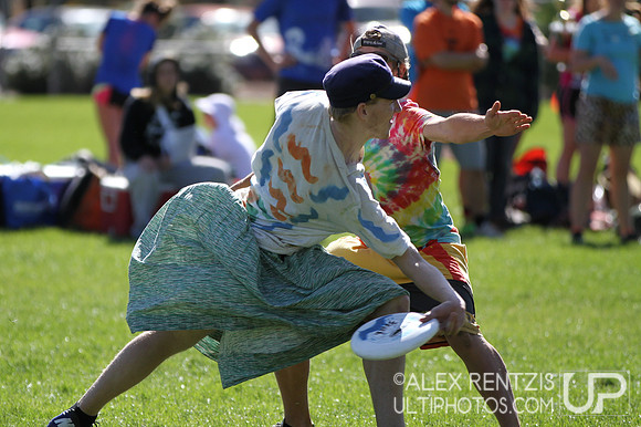 Finals Action at UltiFest 2014 held in Flagstaff, Arizona Oct