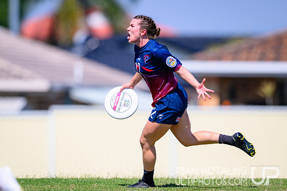 Women’s pool play during World Ultimate Championships at Runaway Bay Sports Precinct