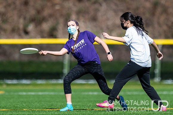 Youth ultimate frisbee at Seven Hills Invite