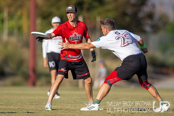 Day 2 of the WFDF 2024 World Masters Ultimate Championships