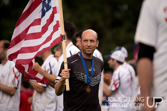 Men's Masters medal ceremony - WUGC 2016