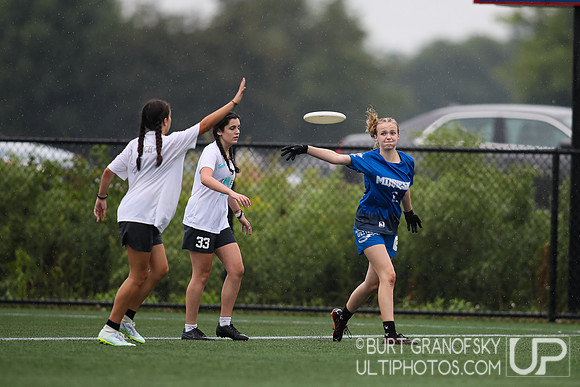 USA Ultimate YCC 2022 -- U17 Girls Sat Action